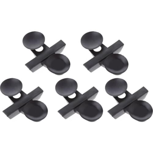 5pcs/set Black Plastic Divider Sheet Holder Suction Cups for Aquarium Fish Tank Fish Product Pet Products DropShip