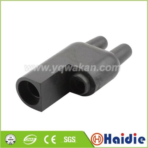 Free shipping 5sets 2pin auto electrical rubber plug wiring plastic cable harness rubber connector sheaths