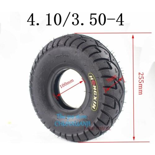 Free Shipping New 4.10/3.50-4 Tyres and Inner Tube Fit Electric Tricycle, Trolley,Electric Scooter,warehouse Car 10 Inch Pneu