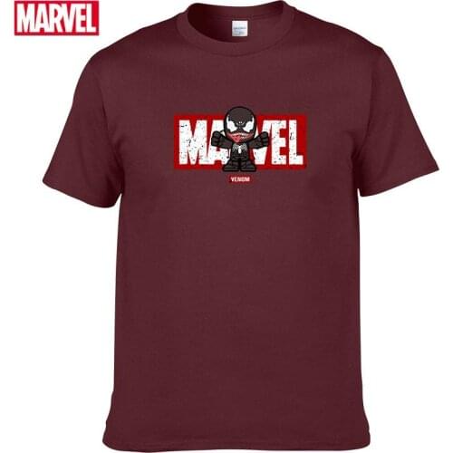 Marvel Venom T shirt Comfortable Breathable 100% cotton Fashion clothes for teens Anime tshirt Summer Tops Clothes men #125