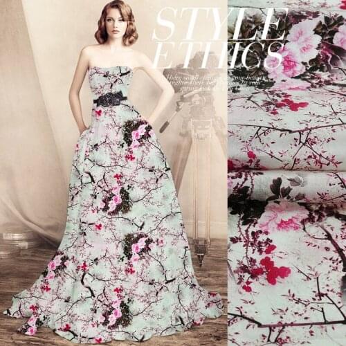 CNUM SO136 100% Natural Silk Organza/ Oriole and Magpie /Silk Fabric Silk Thin/ Width 1.48yd Thickness 12mm