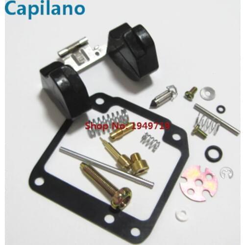 Motorcycle carburetor repair tool kit GN125 for Suzuki 125cc GN 125 screw jet gasket idle valve needle float bowl carbs parts