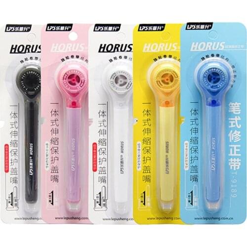 6M Creative Pen Shape Correction Tape Cute Colorful Corrector Tape Error Correction Tools School Office Stationery Supplies
