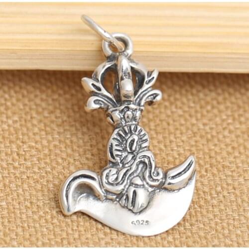 Handmade 925 silver knife pendant vintage sterling silver kingkong knife pendant man jewelry necklace pendant gift