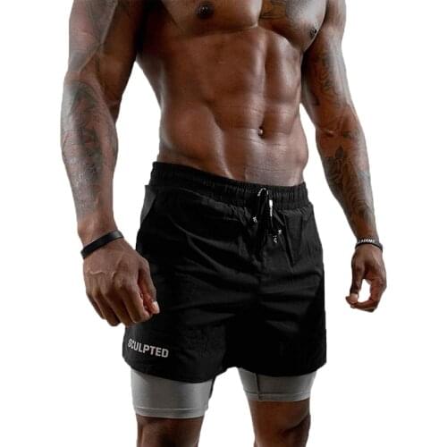 Summer Fitness Shorts Mens Gym Workout Nylon Running Mens Shorts Verano Hombre New Bermuda-Style Casual Sports Short Clothing