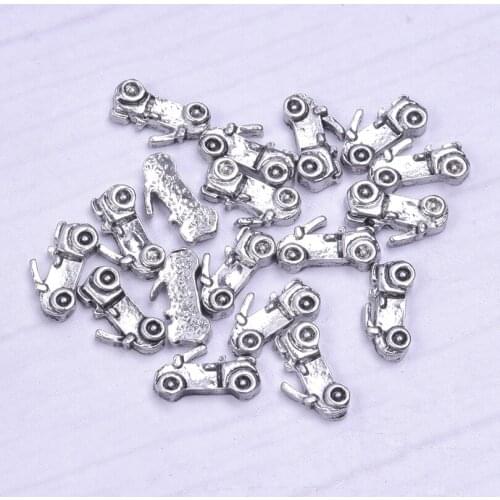 20pcs/lot F468 Cute Car Charms Floating Locket Charms For Memory Locket Bracelet Jewelry