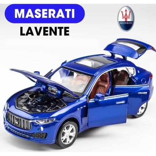 1:32 Maserati Levante Alloy Car Model Diecast Toy Vehicles Model With Pull Back Six Open Door Kids Gift Collection Free Shipping