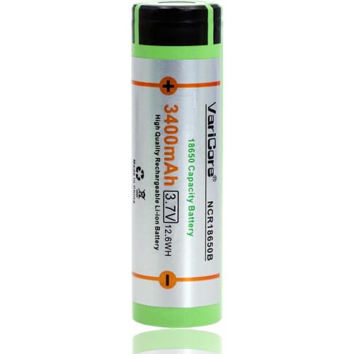 New 1PCS VariCore for Panasonic 18650 3400mAh battery NCR18650B with original new 3.7V Suitable for flashlights