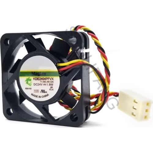 Original authentic for 4010 KDE2404PFVX 24V 1.9W 3-wire frequency silent cooling fan