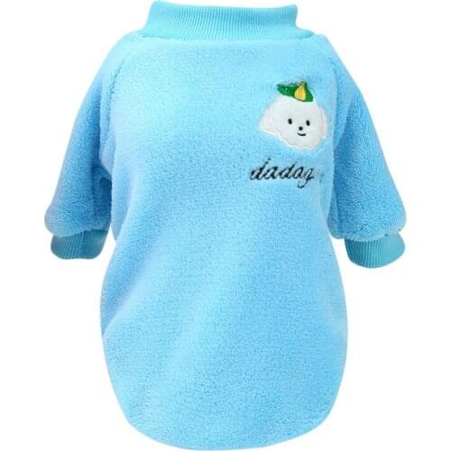 Autumn And Winter Warm Flannel Two-legged Dog Cat Clothes Puppy and Large Dog Teddy Clothes Dog Clothes