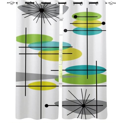 Simple Art Abstract Lotus Leaf Blackout Curtains For Living Room Window Curtains For Bedroom Kitchen Curtains Drapes Blinds
