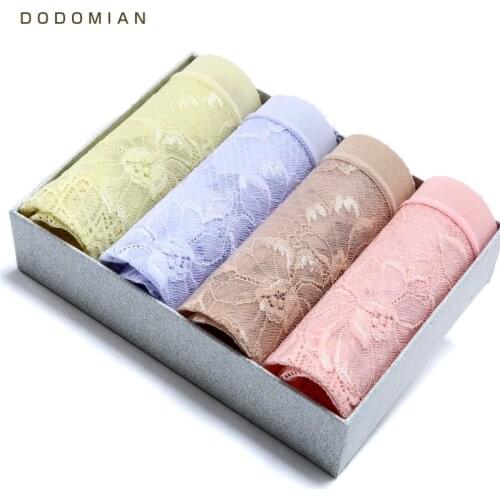 Sexy Seamless Women Underwear Traceless Female Panties Soft Lace Briefs Ladies Underpants DODOMIAN New Hot Sell Women Lingerie