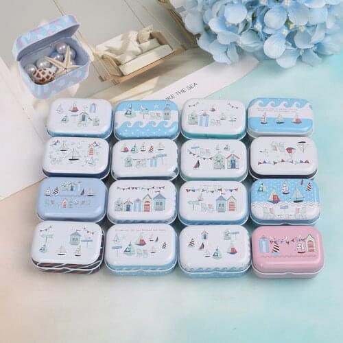 Cute Mini Medicine 7Day Weekly Storage Pill Case Organizer Health Care Pill Box Colorful Mini Tin Box Tablet Box