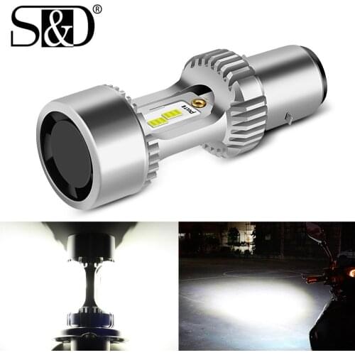 Super Bright CSP Chips 1:1 Motorbike Headlight H4 BA20D HS1 P43t Motorcycle LED Headlight 3200LM 20W 12V Motorbike Accessories