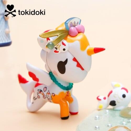 Tokidoki New Mermaid Family 3 Generation Blind Box Cute Doll Unicorn Action Figure Kids Gift