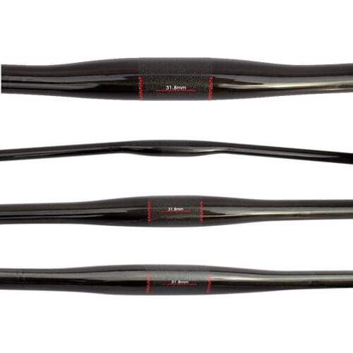 UD no logo flat carbon fiber handlebar mountain bike bicycle MTB handlebar 31.8*760mm ultra long manillar fixie bicycle parts