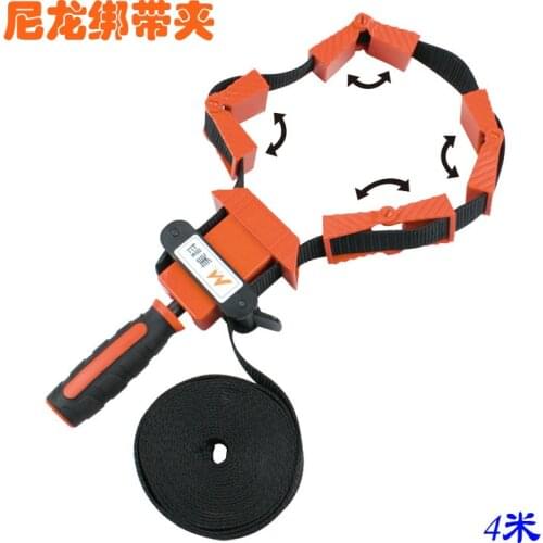 4 meters of pure material nylon bandage clip multi-function clip clip type binding multilateral angle woodworking tool clamp