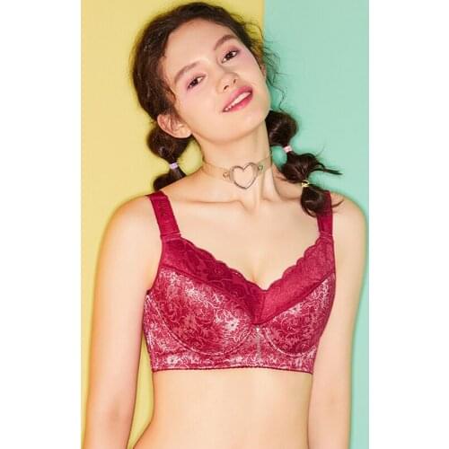 Womens Full Coverage Lace Underwire Lightly Lined Cotton Bra Plus Size 34 36 38 40 43 44 46 48 B C D E F H I J