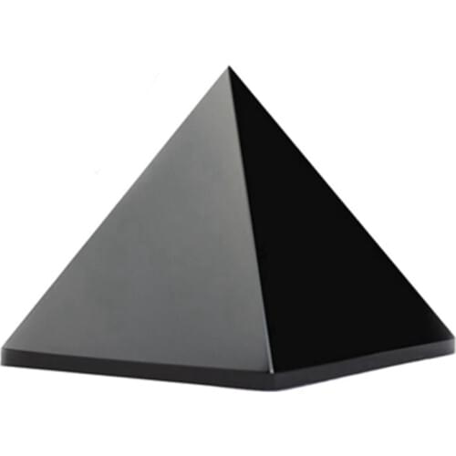 1pc Obsidian Pyramid Natural And Mineral Stones Meditation Crystals Healing Chakra Spiritual Decor Wiccan Supplies Gift