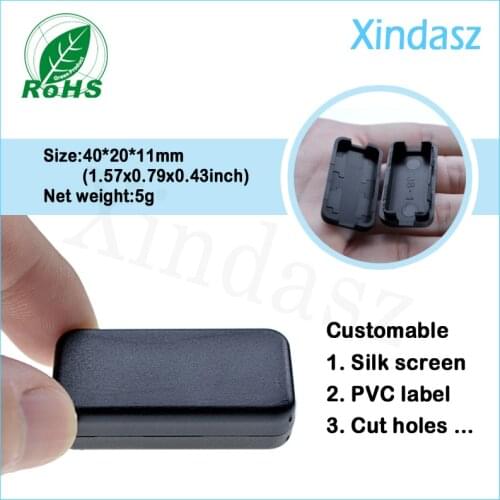 10pcs/lot)Wholesale -plastic electrical enclosures small size sases /XD-JS-1 /40*20*10mm