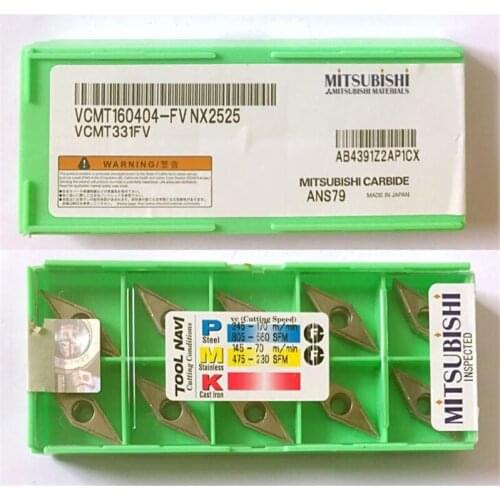 10pcs VCMT160404-FV NX2525 free shipping