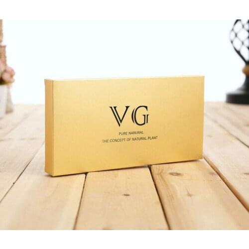 50ml cosmetic essential oil packaging box with gold color,Matte Lamination PAPER Packaging BOX FOR COSMETICS ---PX11415