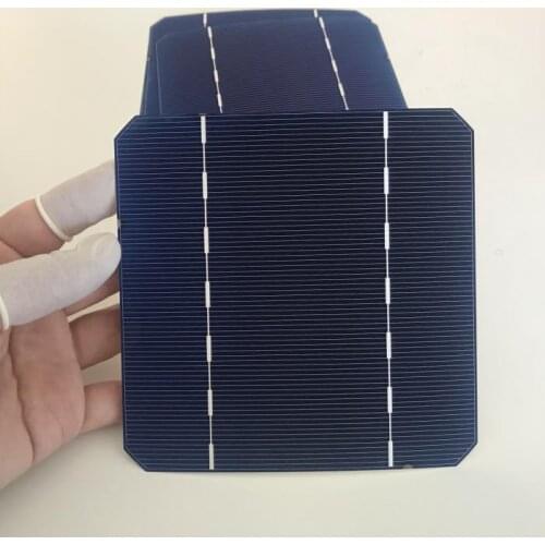 ALLMEJORES 25pcs monocrystalline solar cells 3.14W/pcs 0.5V Good quality A grade 21% effencicy for DIY 12V 75W solar panel