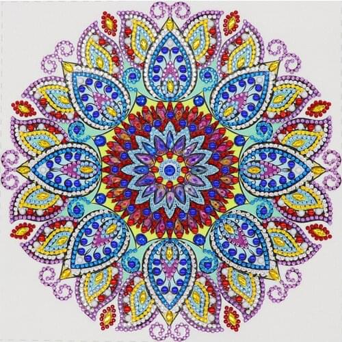 5D Diamond Painting Special-shaped Diamond Mandala Flower Diamond Embroidery Mosaic Home Decoration Pattern DIY Handmade Gift