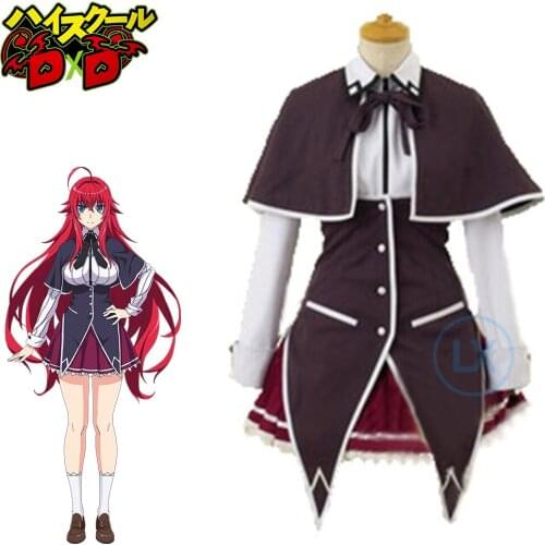Anime High School Dxd Rias Gremory Cosplay Costume Rias Cosplay Party Dress Halloween Costume For Women Girls