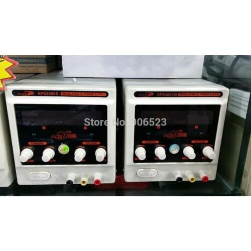 Free shipping New 220V ACE APS3005S Regulated DC Power Supply 30V 5A LAB 30V 5Amp