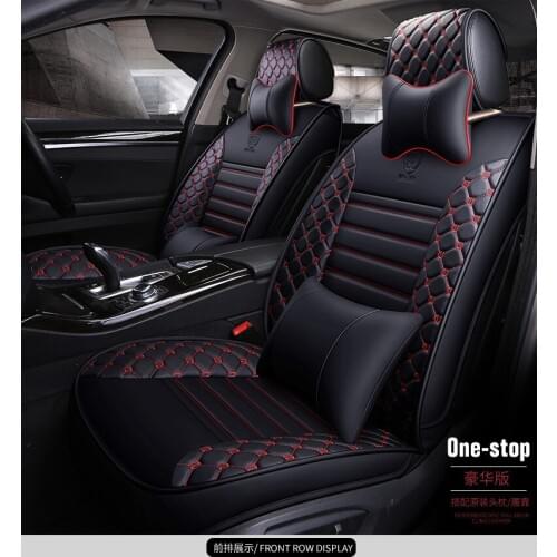 TO YOUR TASTE auto accessories leather car seat covers for KIA Cerato Forte Soul RIO KX3 KX5 KX7 KX CROSS 4 seasons breathable