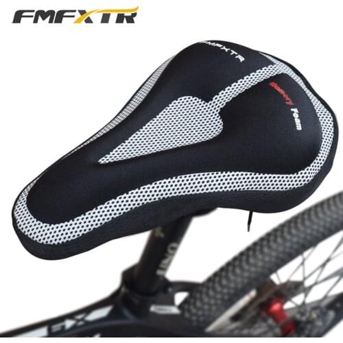 FMFXTR Bicycle seat cushion cover thickened memory foam soft female and male universal mountain bike cushion cover saddle cover