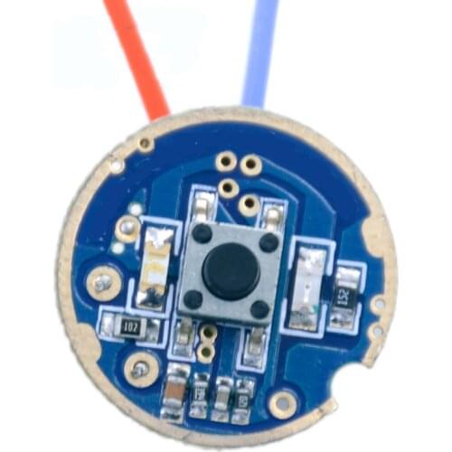 22mm 3 mode T6 L2 Bicycle light Driver board 7.4V Battery pack supply circuit drive PCB for Bike head light lamp with indicator