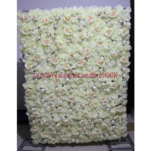 Artificial flower wall silk rose wedding background decoration or lawn/pillar road lead flower Arch flower 10pcs/lot TONGFENG