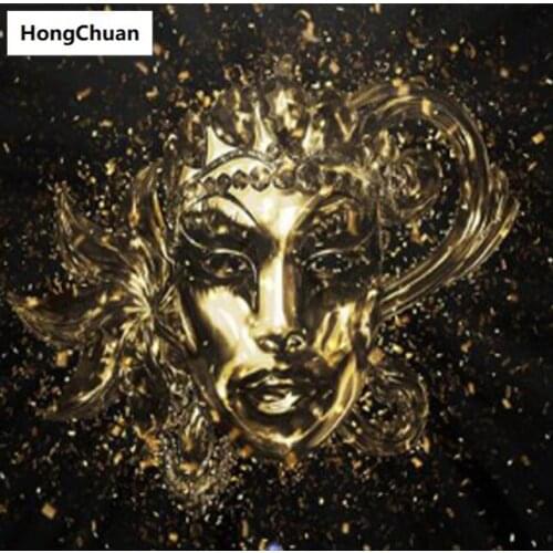 Mask character, Christmas 5D DIY square round diamond painting cross stitch mosaic home decoration mural New Year gift