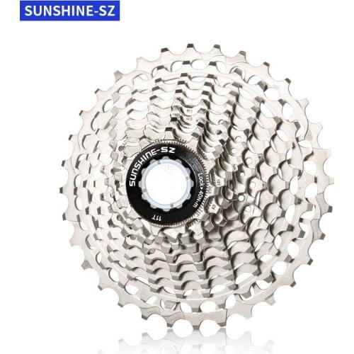 SUNSHINE MTB Freewheel Cassette 8 Speed 9 Speed 10 Speed 11 Speed 12 Speed 11T-30T 32T 36T 40T 42T 46T 50T 52T Flywheel Parts