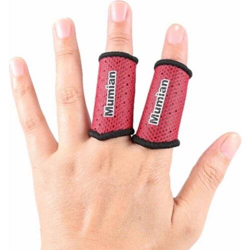 2PC Breathable Elastic Arthritis Finger Fingerstall Support Protector Sport Breathable Damage Finger Sleeve for Injury Arthritis