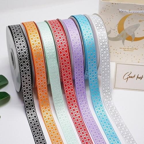 Foil Ribbon Free shipping 7/8" 50 yards for Silver ribbon printed grosgrain ribbon I6301664