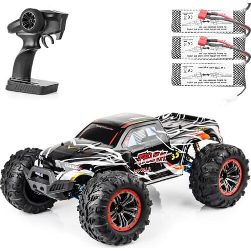 XLF F19A 1/10 RC Car 2.4GHz 4WD Brushless Off-road Car 70km/h High Speed RC Racing Car Remote Control Car for Children Adults