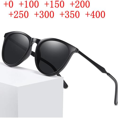 Multifocal Sunglasses Female With Diopters Bifocal Metal Square Reading Glasses Fashion Men Women Presbyopia Glasses NX