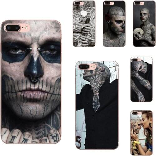 Zombie Boy Rick Genest For Galaxy A3 A5 A7 A8 A9 A9S On5 On7 Plus Pro Star 2015 2016 2017 2018 Soft Cell Phone Cases