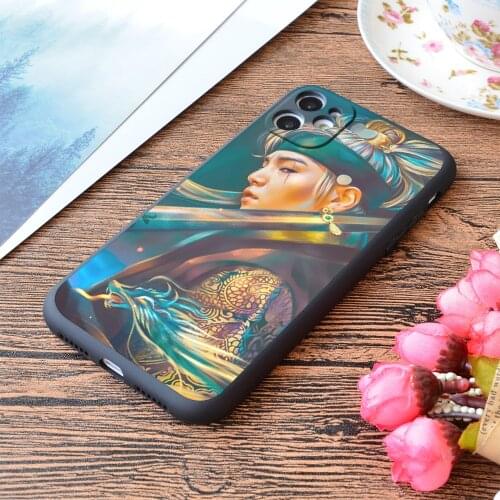 For iPhone Agust D Daechwita Print Soft Matt Apple iPhone Case