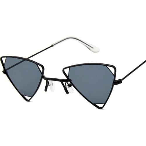 New Trend Small Frame Sunglasses For Women Vintage Eyeglasses Triangle Metal Sun Glasses Steampunk lunettes de soleil CM3557