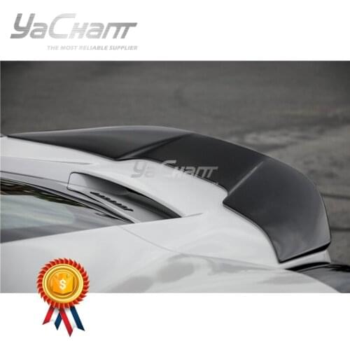 Plain Weave Dry Carbon Fiber Rear Wing Fit For 2015-2019 F488 GTB VRS Style Trunk Decklid Spoiler