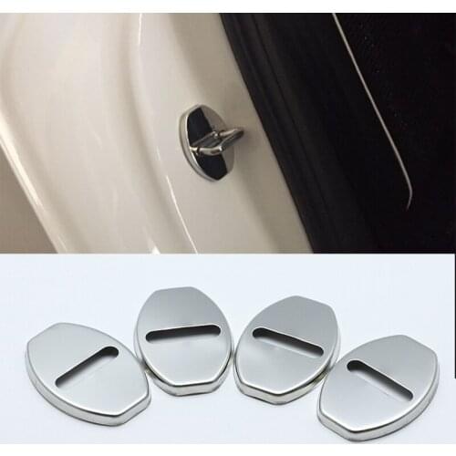 Excellent Stainless Steel Door Lock Buckle Protective Cover Auto Case for VW Volkswagen Beetle 2004-2019 Car Styling