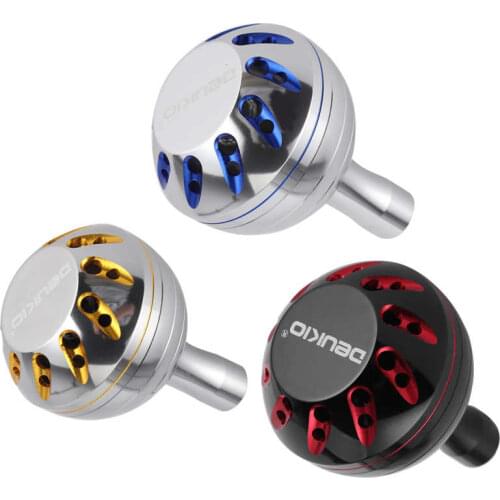 DEUKIO Fishing Reel Handle Knob 45mm/1.8in Metal Fishing Wheel Rocker Knob For S/D/A Fishing Reel Left Right Hand