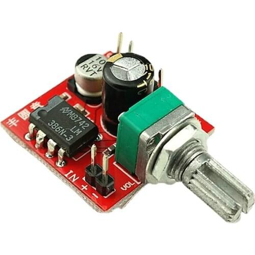 SOTAMIA LM386 Power Amplifier Audio Board Mono Sound Amplifier 0.5W Mini Amplificador Speaker Home Sound Theater DIY