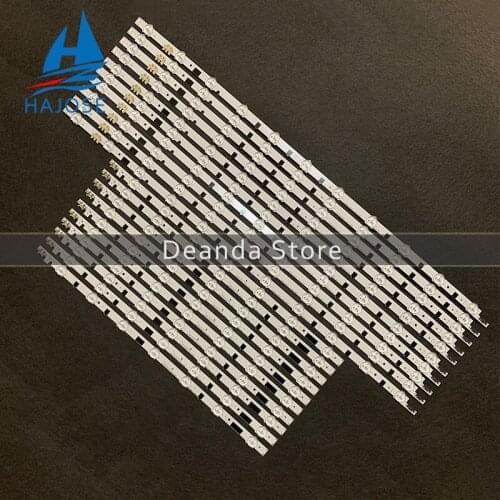 20pcs LED strip 11+7 lamps For SAMSUNG 2013SVS55F L+R D2GE_550SCA-R3 D2GE_550SCB-R3 UA55F6400 UA55F6800 UA55F6300 UN55F6350