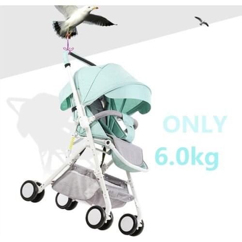 Ultra-light baby stroller portable foldable sitting reclining high landscape carriage Umbrella pram