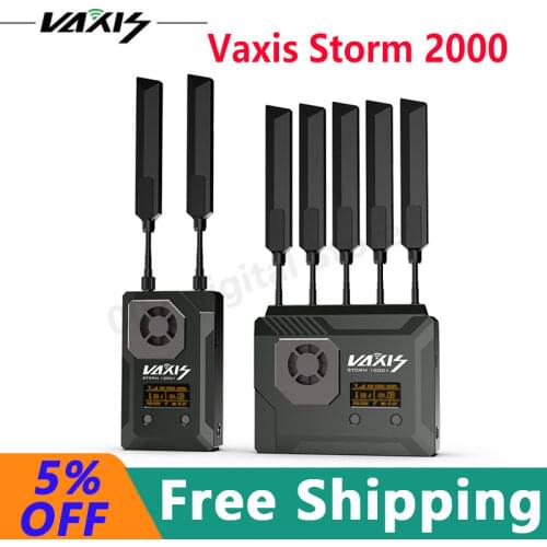 Vaxis Storm 2000 Broadcast Video Transmitter&Receiver 1000ft for ARRI RED Camera WHDI Transmission System